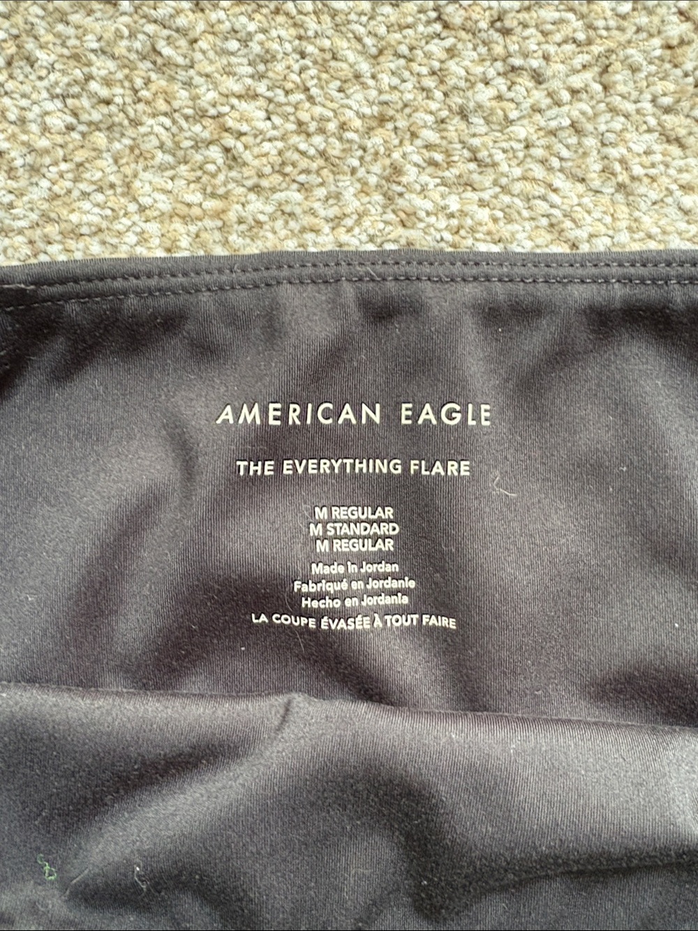 American Eagle Outfitters Black Flare Leggings - Picture 2 of 3